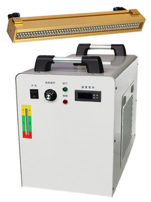 300*30mm 365nm 395nm UV Su Soğutma Sistemi ile 3000W UV LED Düzeltme Lampası