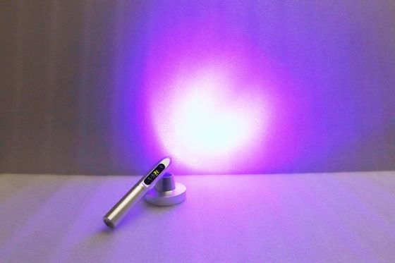 395nm UV Siyah Işık Kalem Fener Şarj Edilebilir Pil 5W Ultraviyole Muayene El Feneri