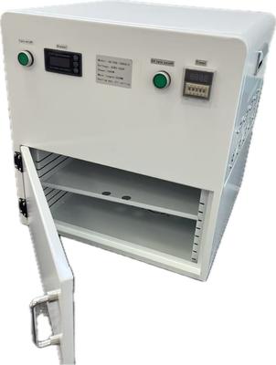 400x400mm Reçine Mürekkep Vernik Yapıştırıcı Kaplamanın Hızlı Kurutulması ve Hızlı Kurutulması İçin Yüksek Yoğunluklu UV Lambalı UV Kürleme Odası