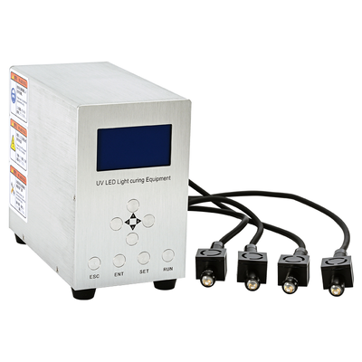 Çok Kanallı UV LED Nokta Düzeltme Sistemi 4CH 365nm 395nm Küçük Parçalar için Eşzamanlı Düzeltme Yapıştırıcı