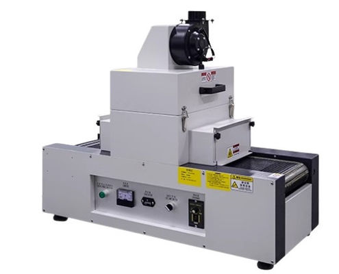 UV yapıştırıcı ve mürekkebin hızlı kurutulması için küçük masaüstü LED UV kurutma makinesi 1000W