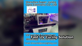 Hızlı UV Kürleme Konveyör Sistemi Enerji Tasarrufu