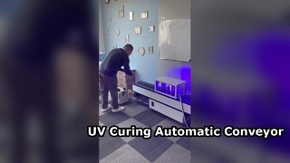 1000W UV Kürleme Otomatik Konveyör Hızlı Mürekkep Kurutma